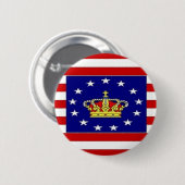 AMP-vlag Ronde Button 5,7 Cm (Voorkant /achterkant)