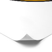 Ampel - Geel Cyberpunk Geometrisch Abstract Poster (Hoek)