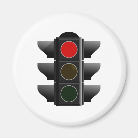 Ampel traffic light rot red magneet (Voorkant)