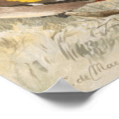 Ampelis garrulus door Johann Friedrich Naumann Poster (Hoek)