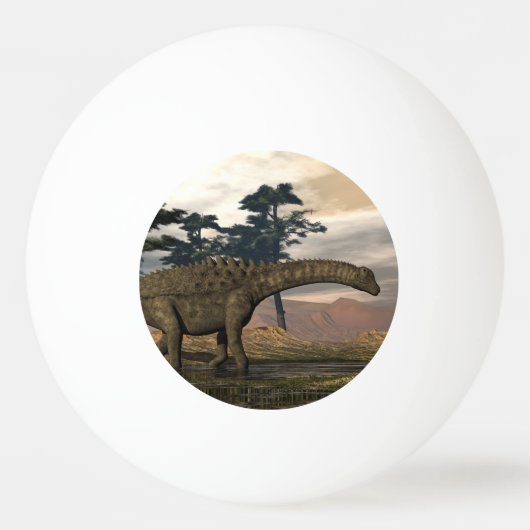 Ampelosaurus dinosaur pingpongbal (Voorkant)
