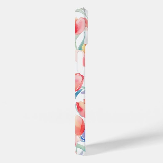 Amper daar Waterverf Tulpen iPhone 14 Hoesje (Achterkant / Rechts)