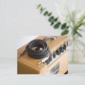 ampère en kabel briefkaart (Staand voorkant)