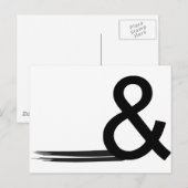 Ampersand1 Briefkaart (Voorkant / Achterkant)