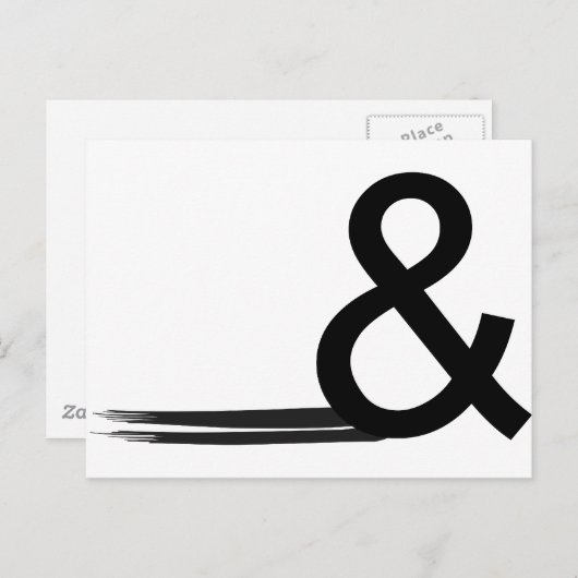 Ampersand1 Briefkaart (Voorkant / Achterkant)