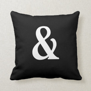 Ampersand Black en White American MoJo Kussens