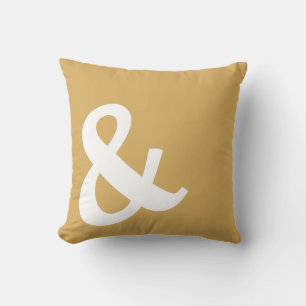 Ampersand Bold (en)-teken Kussen
