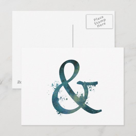 Ampersand Briefkaart (Voorkant / Achterkant)
