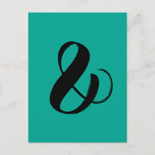 Ampersand-briefkaart Briefkaart