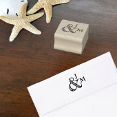 Ampersand Casual Speelse Plezier met Koppels Initi Rubberstempel
