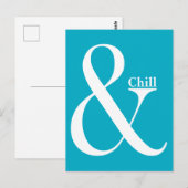 Ampersand Chill Briefkaart (Voorkant / Achterkant)
