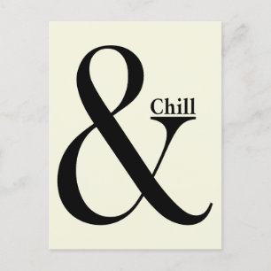 Ampersand Chill Briefkaart