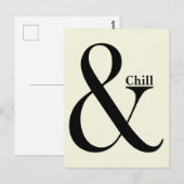Ampersand Chill Briefkaart (Voorkant / Achterkant)