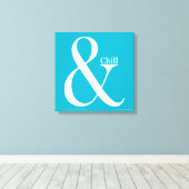 Ampersand Chill Canvas Afdruk (Insitu (Houten vloer))