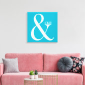 Ampersand Chill Canvas Afdruk (Insitu (Woonkamer))