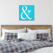 Ampersand Chill Canvas Afdruk (Insitu (Slaapkamer))