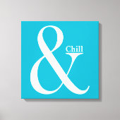 Ampersand Chill Canvas Afdruk (Voorkant)