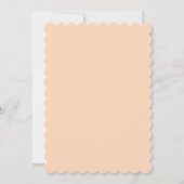Ampersand Cream Desert Sand Wedding Invitation Kaart (Achterkant)