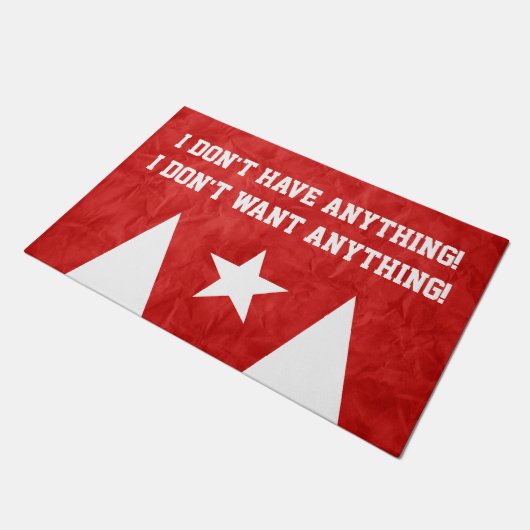 ampersand - DIY - Voeg uw eigen teken, tekst en id Deurmat (Schuin)