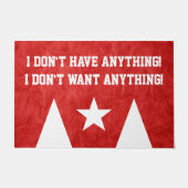 ampersand - DIY - Voeg uw eigen teken, tekst en id Deurmat (Voorkant)