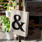Ampersand | En het symbool Modern Minimalist Eenvo Tote Bag