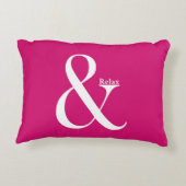 Ampersand en ontspan accent kussen (Achterkant)