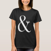 Ampersand en ontspan t-shirt (Voorkant)