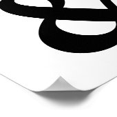 Ampersand frameable 8" x 10" Poster (Hoek)