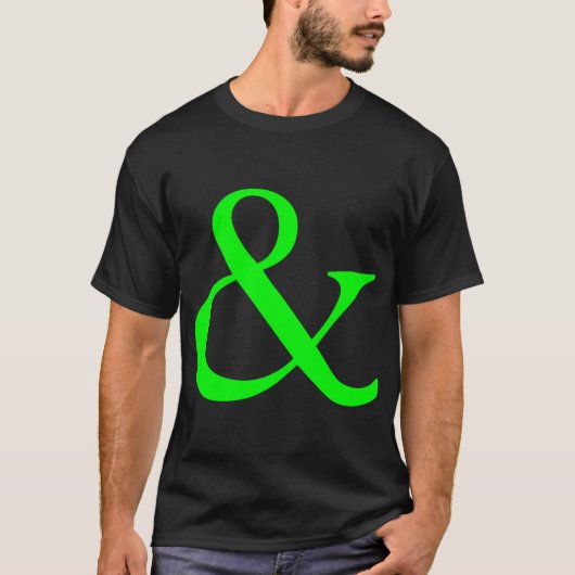 Ampersand - Groen T-shirt (Voorkant)