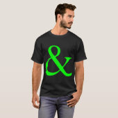 Ampersand - Groen T-shirt (Voorkant volledig)