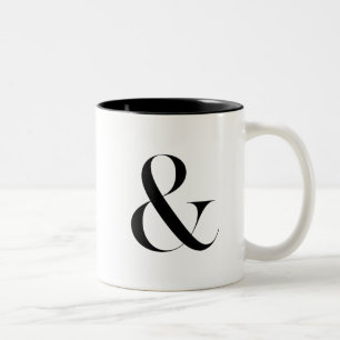 Ampersand Home Decor Wedding Two-tone Koffee Mok
