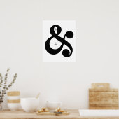 AMPERSAND Inspirerend Quote Poster (Keuken)