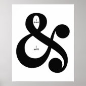 AMPERSAND Inspirerend Quote Poster (Voorkant)