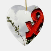 Ampersand Keramisch Ornament (Rechts)