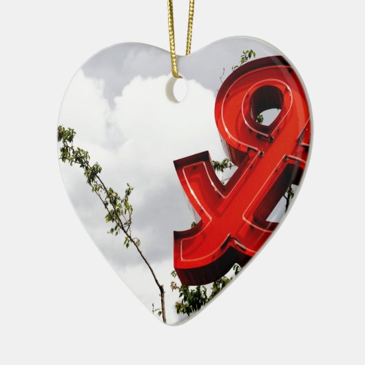 Ampersand Keramisch Ornament (Links)