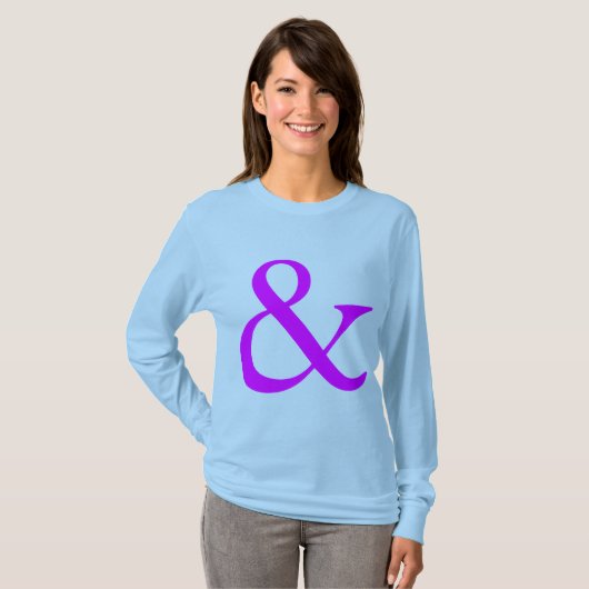 Ampersand - Magenta T-shirt (Voorkant volledig)