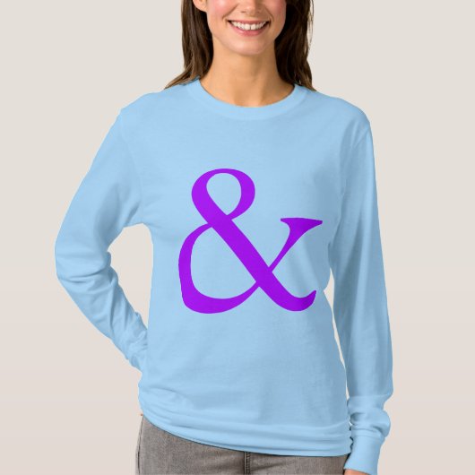 Ampersand - Magenta T-shirt (Voorkant)