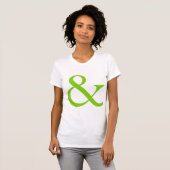 Ampersand - Martian Green T-shirt (Voorkant volledig)