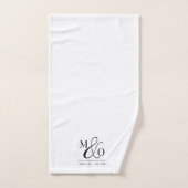 Ampersand Monogram Paar Bad Handdoek (Handdoek)