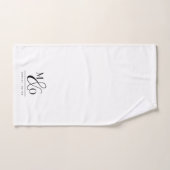 Ampersand Monogram Paar Bad Handdoek (Handdoek)