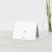 Ampersand Monogram Persoonlijke bruiloft Bedankt (Achterkant)