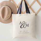 Ampersand Monogram Weddenschap Welkom Tote Bag