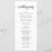 Ampersand Monogram Weddenschappen Programma Programmakaart (Achterkant)