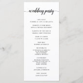 Ampersand Monogram Weddenschappen Programma Programmakaart (Achterkant)