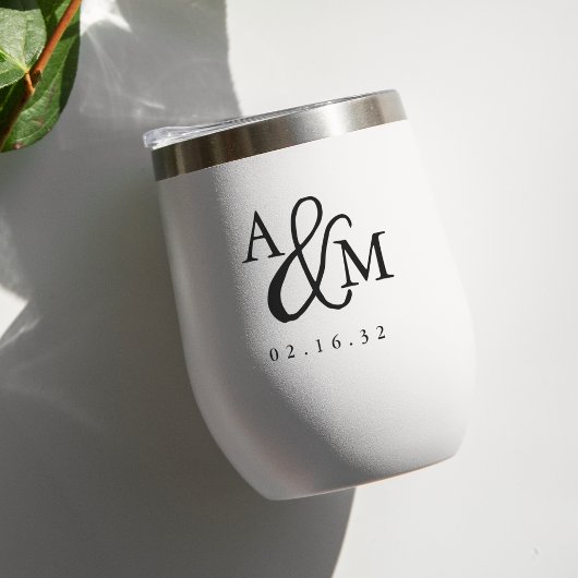 Ampersand Monogram Wedding Favor