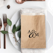 Ampersand Monogram Wedding Favor Bedankzakje