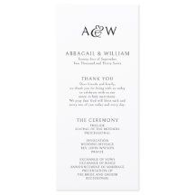 Ampersand Monogram Zwart-wit bruiloft