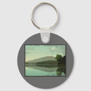 Ampersand Mountain aan het Round Lake (Midden-Sara Sleutelhanger