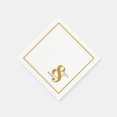 Ampersand Namen Trouwservetten Servet (Hoek)