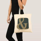 Ampersand-ontwerp Tote Bag (Voorkant (product))